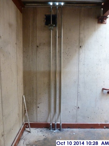 Installed electrical conduit at Stair -4 (4th Floor) Facing East (600x800)